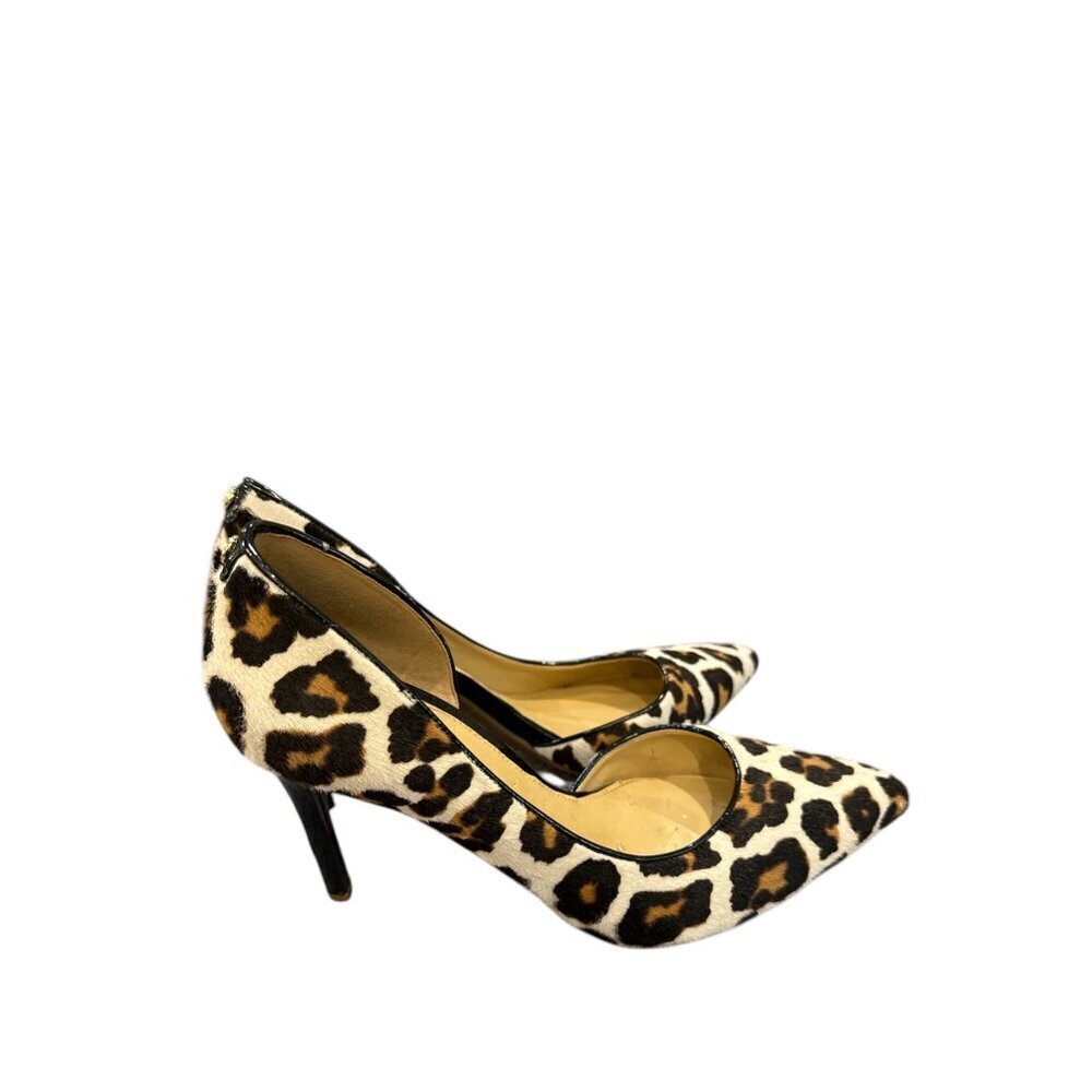 Michael Michael Kors Clara Haircalf Heels Size 8M, Pre-Owned Good Condition